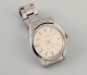 Rolex, Oyster Precision. Men's wristwatch.Dial in silver.Approx. 1960s.Steel chain with ...