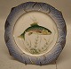 1212-3002 Fish 
Platter 24 cm 
Salmo Trutta 
(Brown trout) 
Painted like 
Fauna Danica & 
Flora Danica 
...
