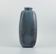 Knabstrup 
ceramic vase 
with glaze in 
shades of blue 
and grey. 
1960s.
Measuring: 
21.5 x 10.8 ...