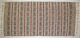 Swedish textile designer, handwoven carpet with fringes in wool.Modern design with geometric ...