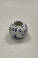 Royal 
Copenhagen Blue 
Fluted Plain 
Small Vase No 
498. Measures 
5.5 cm / 2 
11/64 in.
