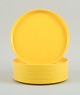 Massimo 
Vignelli for 
Heller, Italy.
A set of 6 
plates in 
yellow ...