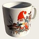 Mads Stage, 
Christmas mug, 
1996, Santa 
with mallard, 
8cm high, 7.5cm 
in diameter 
*Nice 
condition*