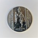 Isle of Man. Olympiad 2004. Silver coin 1 Crown from 2004. Diameter 38 mm.