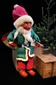 Old Santa Claus 
with Christmas 
sack, shoes and 
fabric clothes. 

Height: 38cm.