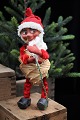 Old Santa Claus 
with a body 
made of straw / 
pipe cleaner, 
has a cotton 
beard, Santa 
hat and ...