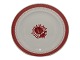 Royal 
Copenhagen Red 
Tranquebar, 
round platter.
Decoration 
number 13/933.
Factory ...