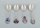 Four Christmas 
spoons from 
1941, 1945, 
1947 and 1949.
Manufactured 
by Grann and 
Laglye, ...
