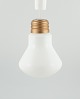 Light 
bulb-shaped 
ceiling lamp in 
frosted glass 
and metal.
Ingo Maurer 
style.
Approx. ...