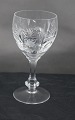 Heidelberg crystal glassware with knob on cutted stem from Denmark.White wine glass in a fine ...