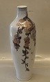 752-355 High vase with flowers 39.5 cm pre 1923 signed SO  2nd .  Royal Copenhagen In mint and ...