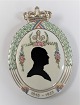 Royal 
Copenhagen. 
Silhouette 
plate. Prince 
Ernst August. 
Duke of 
Cumberland & 
Brunswick. ...