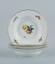 Royal 
Copenhagen 
Light Saxon 
Flower. Four 
deep plates in 
hand-painted 
porcelain.
Model number 
...