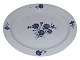 Royal 
Copenhagen 
large and early 
platter with 
purple flowers  
made of light 
grey ...