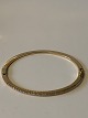 Bracelet 18 carat gold with brilliantsStamped 750Length 73.58 cm approxHeight 2.41 mm ...
