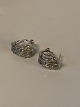 Earrings in 14 carat white gold and with BrilliantStamped 585Height 16.16 mm approxNice ...