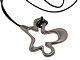 Georg Jensen silverLarge Splash pendant with original black string