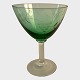 Grapevine, white wine glass with green basin, 7.5cm in diameter, 11cm high *Perfect condition*
