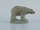 Greenlandica, figure of a polar bear carved in soapstone.Approx. 1960/70s.In good condition, ...