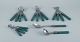 Albert, Italy.
Dinner cutlery 
consisting of 
eighteen 
pieces.
New silver and 
green ...