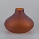 Salviati, Murano. Large vase in brown hand-blown art glass.About 2000.In perfect ...