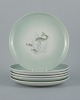 Th. Karlinder 
for Bing & 
Grondahl.
Six 
hand-painted 
dinner plates 
with fish 
motifs.
1956.
In ...