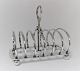 Sandwich holder. Silverplated. Length 16.5 cm. Lighter traces of use