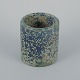 Arne Bang, small ceramic vase in speckled glaze in blue and green tones.1940/50sPerfect ...
