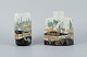Ivan Weiss for 
Royal 
Copenhagen, two 
faience vases.
1975-1979.
In excellent 
...