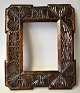 A pair of 
carved frames, 
polished birch, 
approx. 1900. 
Denmark. Samsø. 
Done man man in 
Onsbjerg ...