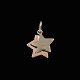 Toftegaard - Denmark. 14k Rose & White Gold Star Pendant.Designed and crafted by Toftegaard - ...