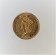 USA. Gold $1 from 1862. Diameter 15 mm.