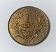 DVI. Frederik VII. 1 cent 1860. Nice well-kept coin.