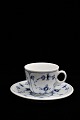 Royal 
Copenhagen Blue 
Fluted Plain 
coffee cup in 
iron porcelain 
with saucer. 
Decoration 
number: ...