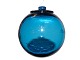 Kastrup Holmegaard turquoise blue glass ball for hanging or to put on top of a vase.These ...