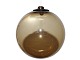 Kastrup Holmegaard grey glass ball for hanging or to put on top of a vase.These were ...