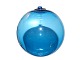 Kastrup Holmegaard turquiose glass ball for hanging or to put on top of a vase.These were ...