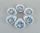 Meissen, a set 
of six shell 
shaped bowls, 
hand painted, 
Blue Onion.
Approx. 1900.
First ...