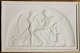 Antique bisque 
plate by Bertel 
Thorvaldsen 
(1770-1844): 
"Cupid at 
Bacchus" 
(Winter). 
Created in ...