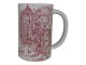 Bjorn Wiinblad extra large red mug.Made at Nymolle Pottery.Decoration number ...