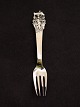 H C Andersen children's fork 14.5 cm. "The Emperor's New Clothes" three-cornered silver nice no ...
