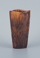 Gunnar Nylund 
for Rörstrand.
Ceramic vase 
in mottled 
brown glaze.
Approx. ...