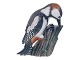 Dahl Jensen bird figurine, woodpecker.The factory mark tells, that this was produced between ...