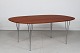 Piet Hein (1905-1996)Large super ellipse table with table top of teak veneerLength 180 ...