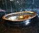 Oval bread tray in silver stain from the middle of the 19th century. Appears in good condition ...