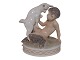 Royal 
Copenhagen 
figurine, faun 
with goat.
The factory 
hallmark shows 
that this was 
produced ...