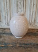 Michael Andersen large white glazed vase decorated with birds and leaves With a small glaze ...