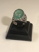 Men's silver 
rings in 925 s 
with large 
green agate 
stone. Stone is 
oval green 
stone size 63