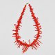 Coral necklace, 19th century. Length: 54 cm.
