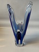Crystal vase From Flygfors SwedenHeight 24 cm approxA few scratches or traces of useNice ...